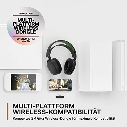 SteelSeries Arctis 7X+ - Wireless Gaming-Headset - Verlustfreie 2,4 GHz-Verbindung - 30 Stunden Akkulaufzeit - USB-C - Für Xbox, PC, PS5, PS4, Mac, Android und Switch Bild 3