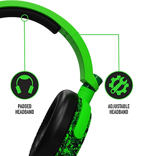 Stealth C6-100 Gaming Headset Neon Green Digital Camo, Multi-Plattform kompatibel mit XBox One, Serie S/X, PS4/5, Handy und Tablet mit leistungsstarken 40-mm-Lautsprechern, 3.5-mm-Klinkenstecker Bild 6