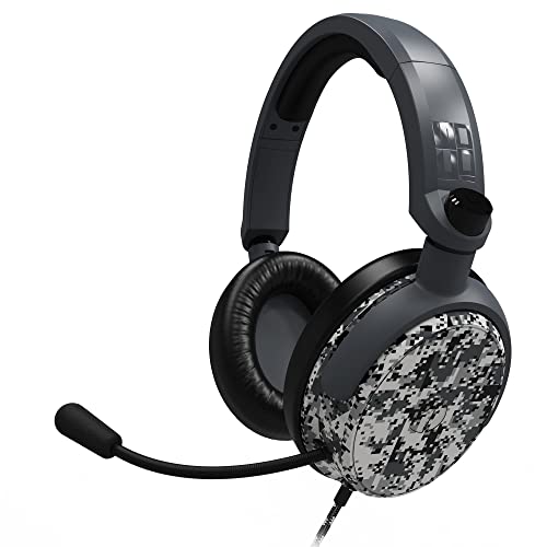 Stealth C6-100 Gaming Headset Urban Grey Digital Camo, Multi-Plattform kompatibel mit XBox One, Serie S/X, PS4/5, Handy und Tablet mit leistungsstarken 40-mm-Lautsprechern, 3.5-mm-Klinkenstecker Bild 2
