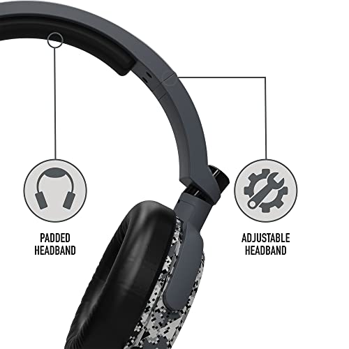 Stealth C6-100 Gaming Headset Urban Grey Digital Camo, Multi-Plattform kompatibel mit XBox One, Serie S/X, PS4/5, Handy und Tablet mit leistungsstarken 40-mm-Lautsprechern, 3.5-mm-Klinkenstecker Bild 6