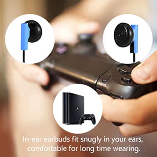 Tyenaza Kopfhörer für PS4, 3,5mm Kopfhörer Gaming Headset In Ear Kopfhörer mit Mikrofon, kompatibel mit PS4 Controller Bild 4