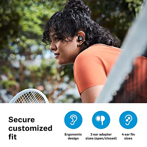 Sennheiser Sport True Wireless Ohrhörer – Bluetooth-In-Ear-Ohrhörer für einen sportlichen Lebensstil, Musikhören und Telefonieren mit Adaptable Acoustics-Funktion und Noise Cancellation, Schwarz Bild 5