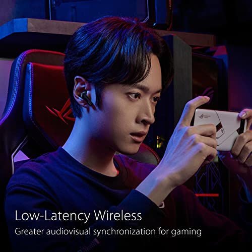 ASUS ROG Cetra True Wireless In-Ear Gaming Kopfhörer (aktive Geräuschunterdrückung (ANC), 27 Stunden Akkulaufzeit, kabelloses Laden, Touch-Steuerung, wasserdicht) Bild 2