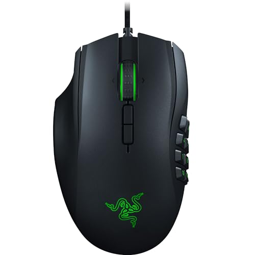 Razer Naga Left Handed Edition Gaming Mouse 20.000 DPI Ergonomic RGB MMO Black Bild 1