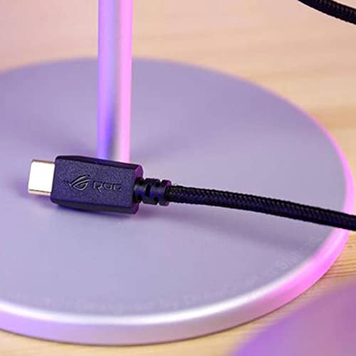 2 m Kopfhörerkabelleitung DIY Ersatzkabel Kabel kompatibel mit ASUS ROG Delta USB-C Gaming-Headset, schwarz, 200 cm Kopfhörer, Kabelleitung, kompatibel mit ASUS ROG Delta USB-C Gaming Headset Bild 3