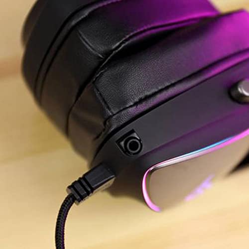 2 m Kopfhörerkabelleitung DIY Ersatzkabel Kabel kompatibel mit ASUS ROG Delta USB-C Gaming-Headset, schwarz, 200 cm Kopfhörer, Kabelleitung, kompatibel mit ASUS ROG Delta USB-C Gaming Headset Bild 5