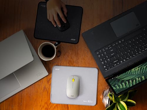 acer Vero Maus AMR020 - Maus kabellos (2.4GHz Funkmaus, 1200 DPI, Smart-Power-Management, ergonomische Maus für rechts und Links Händer, leises Mausrad, 30% PCR-Kunststoffanteil) grau Bild 6