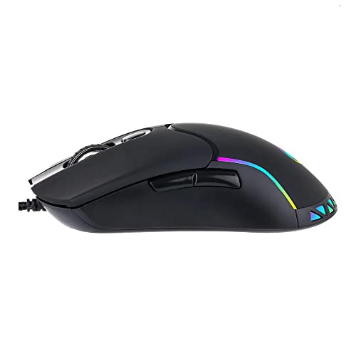 Marvo M359 800-3200 DPI Gaming-Maus mit RGB-Beleuchtung, Schwarz Bild 3