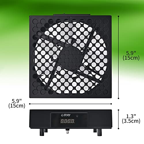 G-STORY Lüfter für Xbox Series X, Lüftergeschwindigkeit wird automatisch durch Temperatur angepasst, 3 Geschwindigkeiten 1500/1750/2000 U/min (140 mm) Bild 6