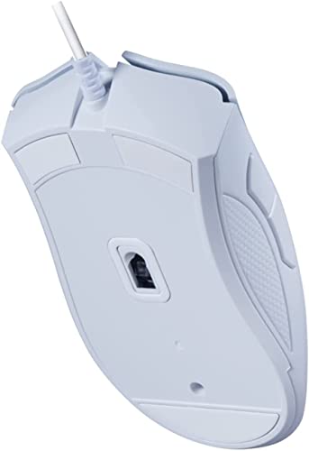 Razer DeathAdder Essential Gaming-Maus: 6400 DPI optischer Sensor, 5 programmierbare Tasten, mechanische Schalter, gummierte Seitengriffe, Quecksilberweiß Bild 3