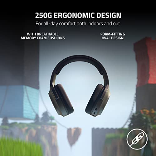 Razer Barracuda X Wireless Gaming & Mobile Headset (PC, PlayStation, Switch, Android, iOS): 2022 Modell - 2,4 GHz Wireless + Bluetooth - Leicht 250g - 40mm Treiber - 50 Stunden Akku - Schwarz Bild 3