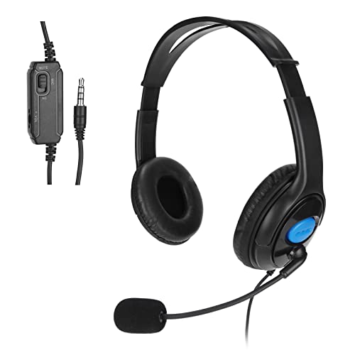 Kabelgebundenes Gaming-Headset, 120° Einstellbarer Stereo-Surround-Gaming-Kopfhörer, Lautstärkeregler, Geräuschunterdrückung, Spielkopfhörer mit Mikrofon, 3,5-mm-Stecker für Bild 1
