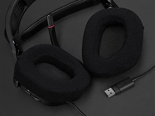 Corsair HS80 RGB USB Premium Gaming Headset mit Dolby Audio 7.1 Surround Sound (Rundfunkmikrofon in Broadcast-Qualität, Memory-Schaum-Ohrpolster, High-Fidelity-Sound, langlebige Konstruktion) Carbon Bild 7
