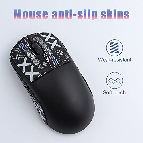 Hyekic Gaming Mouse Grip Tape für Logitech G Pro X Superlight, 4 Stück, Anti-Rutsch-Sticker, Gaming-Maus-Haut, Schweißbeständig, Selbstklebend, Profi-Maus-Upgrade-Set Bild 3