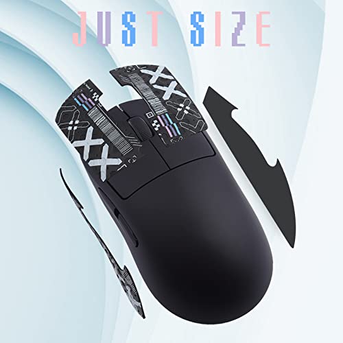 Hyekic Gaming Mouse Grip Tape für Logitech G Pro X Superlight, 4 Stück, Anti-Rutsch-Sticker, Gaming-Maus-Haut, Schweißbeständig, Selbstklebend, Profi-Maus-Upgrade-Set Bild 6