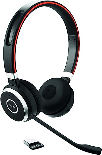 Jabra Evolve 65 SE Schnurloses Mono-Headset-Bluetooth-Headset mit Mikrofon mit Geräuschunterdrückung, langlebigem Akku und Ladestation-UC Zertifiziert für Zoom, Unify und mehr-Schwarz, 6599-833-499 Bild 3