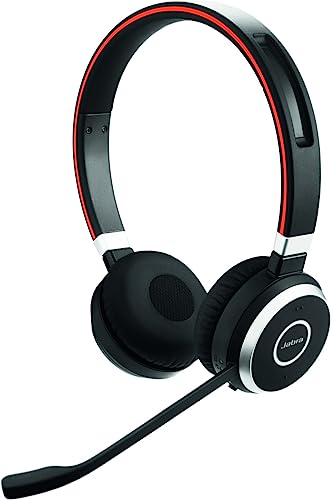 Jabra Evolve 65 SE Schnurloses Mono-Headset-Bluetooth-Headset mit Mikrofon mit Geräuschunterdrückung, langlebigem Akku und Ladestation-UC Zertifiziert für Zoom, Unify und mehr-Schwarz, 6599-833-499 Bild 4