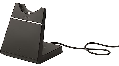 Jabra Evolve 65 SE Schnurloses Mono-Headset-Bluetooth-Headset mit Mikrofon mit Geräuschunterdrückung, langlebigem Akku und Ladestation-UC Zertifiziert für Zoom, Unify und mehr-Schwarz, 6599-833-499 Bild 5