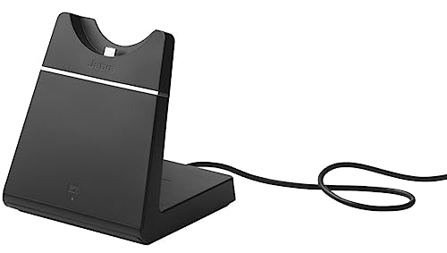 Jabra Evolve 65 SE Schnurloses Mono-Headset - Bluetooth-Headset mit Mikrofon mit Geräuschunterdrückung, langlebigem Akku und Ladestation - MS Teams Zertifiziert - Schwarz, 6593-833-399 Bild 5