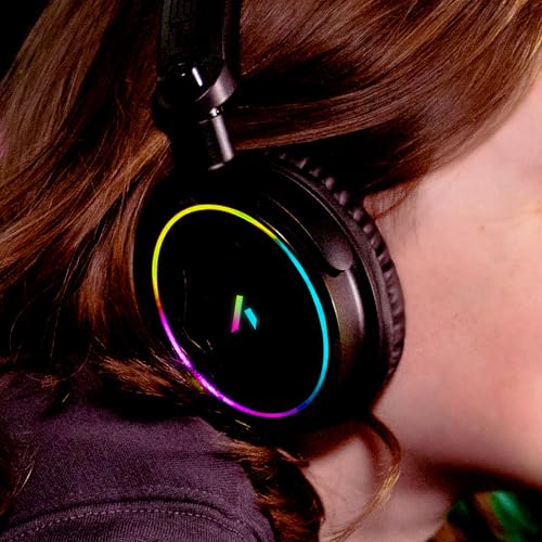 Stealth C6-100 LED Over Ear Gaming Headset PS4/PS5, Xbox, Nintendo Switch, PC mit flexiblem Mikrofon, 3,5 mm Klinke, 1,5 m Kabel, leicht, bequem und langlebig Bild 3
