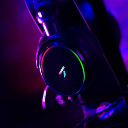 Stealth C6-100 LED Over Ear Gaming Headset PS4/PS5, Xbox, Nintendo Switch, PC mit flexiblem Mikrofon, 3,5 mm Klinke, 1,5 m Kabel, leicht, bequem und langlebig Bild 4