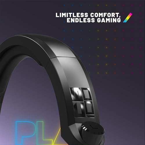 Stealth C6-100 LED Over Ear Gaming Headset PS4/PS5, Xbox, Nintendo Switch, PC mit flexiblem Mikrofon, 3,5 mm Klinke, 1,5 m Kabel, leicht, bequem und langlebig Bild 6