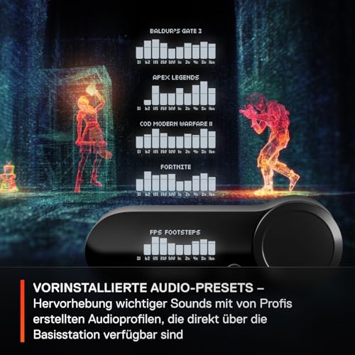 SteelSeries Arctis Nova Pro Wireless Xbox Headset - Gaming Headset Wireless - Unbegrenzte Akkulaufzeit; 2-Akku-System - Active Noise Cancellation - ClearCast Gen2 Mikro - Für Xbox, PC & mehr- Schwarz Bild 6
