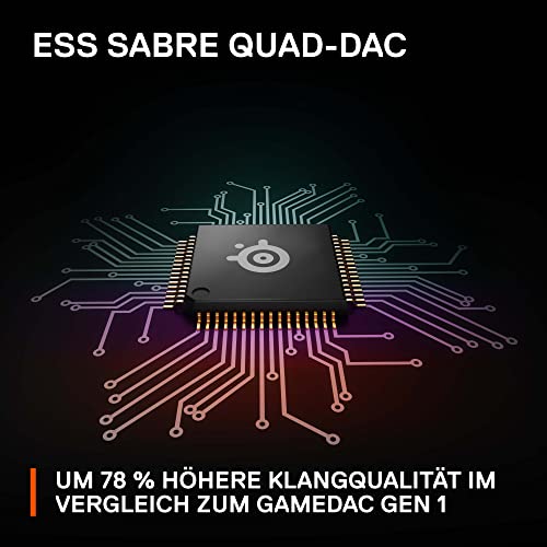 SteelSeries Arctis Nova Pro - Multi-System Gaming-Headset – PC, PS5, PS4, Switch 2 – Hi-Res Audio – 360° Surround-Sound – GameDAC Gen 2 – ClearCast Gen 2-Mikrofon Bild 5