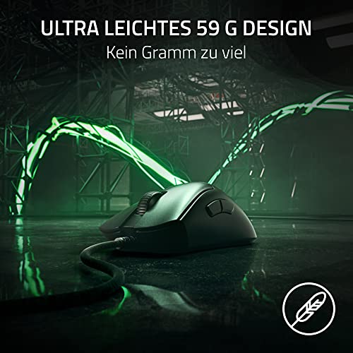 Razer DeathAdder V3 - Ergonomische Esports-Maus - 59g Leicht - 30K Optischer Sensor - Optische Mausschalter Gen-3-8000Hz HyperPolling - Speedflex-Kabel - PC/Mac | Schwarz Bild 2