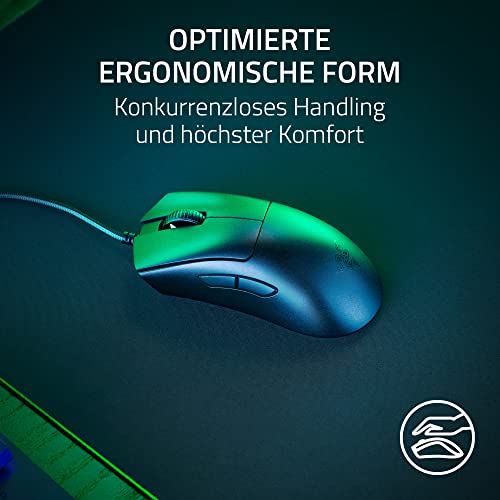 Razer DeathAdder V3 - Ergonomische Esports-Maus - 59g Leicht - 30K Optischer Sensor - Optische Mausschalter Gen-3-8000Hz HyperPolling - Speedflex-Kabel - PC/Mac | Schwarz Bild 3