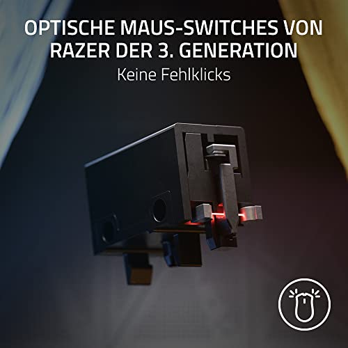Razer DeathAdder V3 - Ergonomische Esports-Maus - 59g Leicht - 30K Optischer Sensor - Optische Mausschalter Gen-3-8000Hz HyperPolling - Speedflex-Kabel - PC/Mac | Schwarz Bild 5