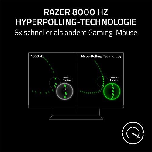 Razer DeathAdder V3 - Ergonomische Esports-Maus - 59g Leicht - 30K Optischer Sensor - Optische Mausschalter Gen-3-8000Hz HyperPolling - Speedflex-Kabel - PC/Mac | Schwarz Bild 6