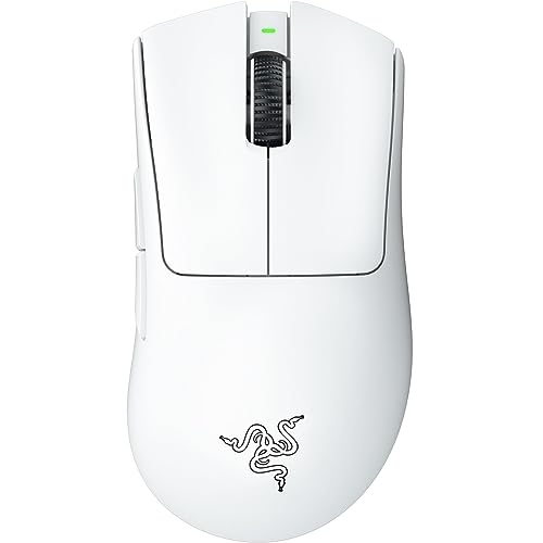 Razer DeathAdder V3 Pro - Leichte kabellose Ergonomische Esports-Maus (64g Leichtes Design, Focus Pro 30K Optischer Sensor, Mausschalter Gen-3, HyperSpeed Wireless) Weiß Bild 1