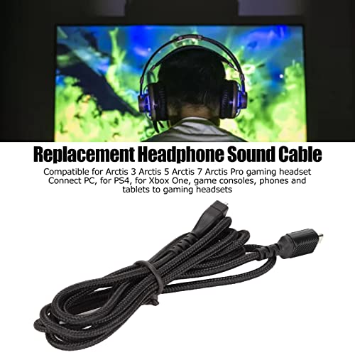 Kopfhörer-Soundkabel, Ersatz-Gaming-Headset-Soundkabel für 3 5 7 Pro 4,9 Fuß Bild 2