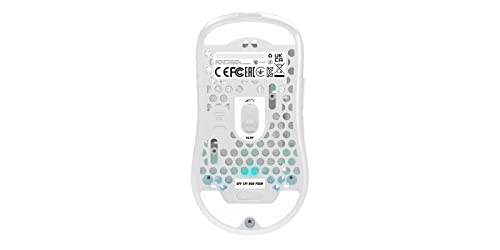 Xtrfy M42 Wireless, kabellose ultraleichte Gaming-Maus, optimiert für E-Sports, 2.4 GHz Funk, RGB-Beleuchtung, modulares Gehäuse (2 Größen inkl.), wiederaufladbar, weiß Bild 6