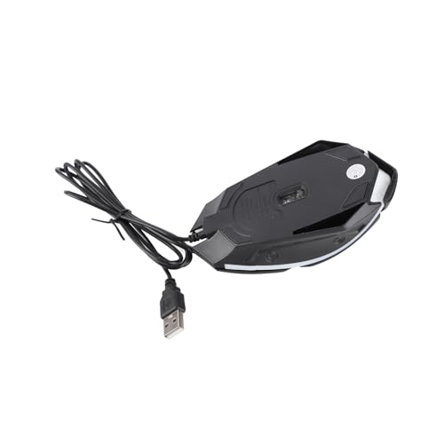 Annadue USB-Kabel-Gaming-Maus Ergonomische Schnelle PC-Computer Optische Mäuse Hochpräzise Gaming-Mäuse für Windows, PC, Mac, Laptop-Gamer(Schwarz) Bild 5