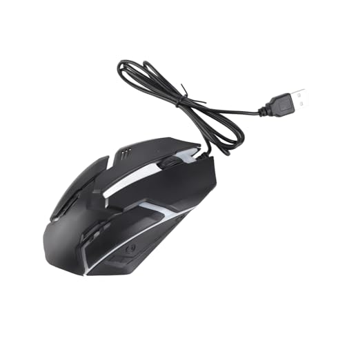 Annadue USB-Kabel-Gaming-Maus Ergonomische Schnelle PC-Computer Optische Mäuse Hochpräzise Gaming-Mäuse für Windows, PC, Mac, Laptop-Gamer(Schwarz) Bild 6