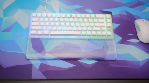 CHERRY XTRFY GP5, XL Gaming-Mauspad aus Stoff (920 x 400 x 3 mm), Glattes Speed-Pad für Präzision, Vernähte Kanten, Rutschfest, Maschinenwaschbar, Litus Blue Bild 3