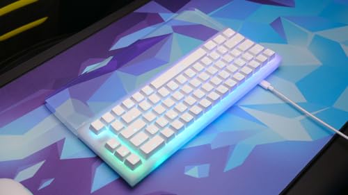 CHERRY XTRFY GP5, XL Gaming-Mauspad aus Stoff (920 x 400 x 3 mm), Glattes Speed-Pad für Präzision, Vernähte Kanten, Rutschfest, Maschinenwaschbar, Litus Blue Bild 5