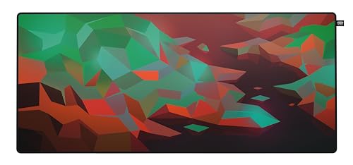 CHERRY XTRFY GP5, XL Gaming-Mauspad aus Stoff (920 x 400 x 3 mm), Glattes Speed-Pad für Präzision, Vernähte Kanten, Rutschfest, Maschinenwaschbar, Litus Red Bild 1