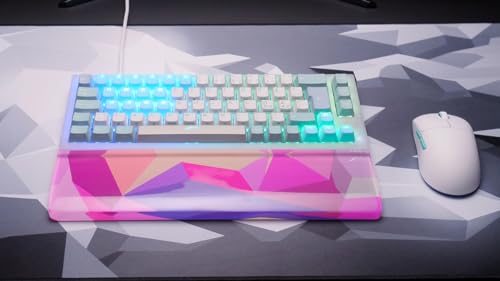 CHERRY XTRFY GP5, XL Gaming-Mauspad aus Stoff (920 x 400 x 3 mm), Glattes Speed-Pad für Präzision, Vernähte Kanten, Rutschfest, Maschinenwaschbar, Litus White Bild 4