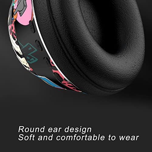 CCYLEZ Kabelloses Bluetooth Headset, LED HiFi Gaming Headset, Over Ear Kopfhörer, mit Bunten Lichtern, Upgrade von Bluetooth 5.1, Surround Sound, für Musik/Gaming//Laufen Bild 3