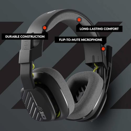 ASTRO Gaming A10 Headset Gen 2 Wired Headset, kompatibel mit Xbox, PC - Savage Black Bild 5