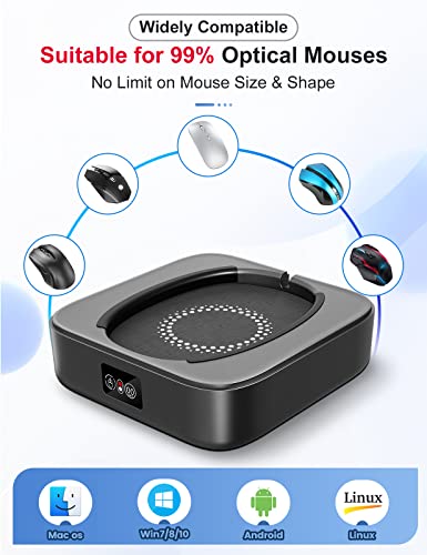 Meatanty Mechanischer Maus Jiggler, Mausbeweger mit AN/AUS, treiberfreier Computer-, nicht nachweisbar, Timer, Simulator, verhindert, dass der PC in den Schlafmodus Bild 6