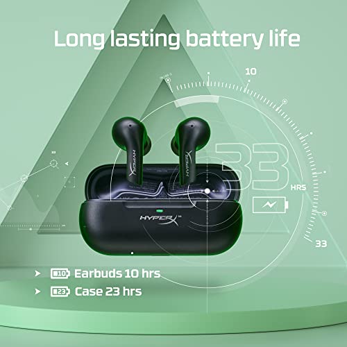 HyperXCloud MIXBuds-EchtekabelloseOhrhörer,Bluetooth-kompatibel,Low-Latency-Gaming-Modus,USB-CWireless-Adapter,langlebigerAkku,12-mm-Treiber,Silikon-Ohrpolsterin3Größen,DTSHeadphone:X Bild 6