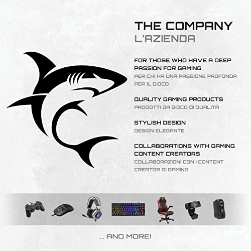 White Shark, Cheyenne, Combo 4-in-1, Gaming-Set Bestehend aus Maus mit LED-Beleuchtung 4 Farben, Tastatur mit Anti-Ghosting-Funktion, Gaming-Headset mit Mikrofon und Mouse-Matte, Schwarz Bild 5