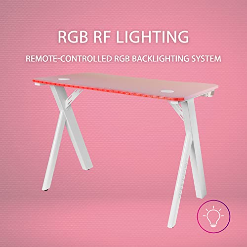 MARSGAMING Mars Gaming MGDXLRGB, Ergonomischer RGB Gaming Tisch, Headset+Flaschenständer, 160x60cm, Schwarz Bild 4