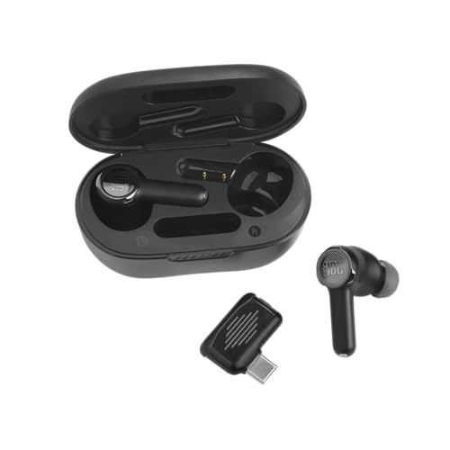 JBL Quantum TWS In-Ear E-Sport Gaming-Kopfhörer – Geräuschunterdrückende Bluetooth-Kopfhörer mit 22 Stunden Akkulaufzeit – Niedrige Latenz – In Schwarz Bild 4