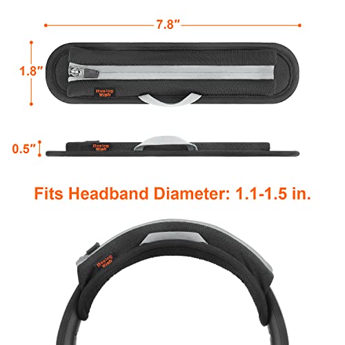 Universal Ersatz Kopfhörer Kopfband Schutz Kopfband Polster Kopfband Abdeckung Kompatibel mit Sony Bose JBL Kopfbandschutz Kopfhörer für Stereo Headset mit Geräuschunterdrückung Bild 2