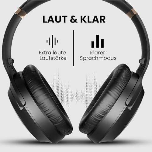 Avantree Duet - 2 Kabellose Kopfhörer für Fernseher, klarer und lauter Klang für Senioren, einfache Plug-&-Play-Einrichtung, mit 2,4-GHz-RF-Sender & Ladestation Bild 3
